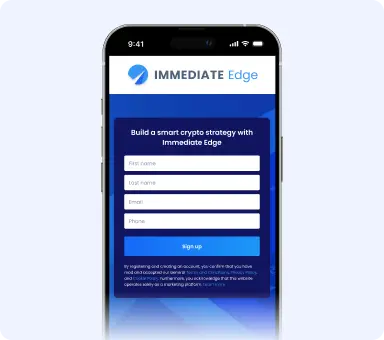 Create account through Immediate Edge registration